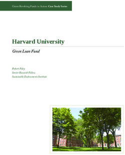 Harvard University Green Loan Fund - Green Revolving Funds in Action: Case Study Series
