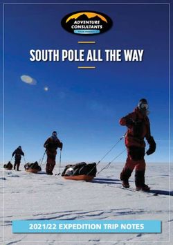 SOUTH POLE ALL THE WAY - 2021/22 EXPEDITION TRIP NOTES - Adventure Consultants