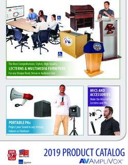 2019 PRODUCT CATALOG - AmpliVox Sound Systems
