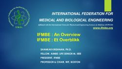 IFMBE : An Overview IFMBE : Et Overblikk - Medisinsk ...