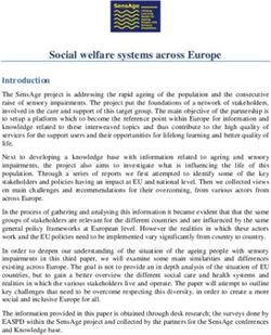 Social welfare systems across Europe - easpd