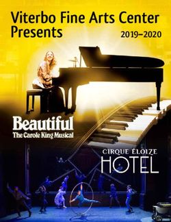 Viterbo Fine Arts Center Presents 2019-2020 - Viterbo University