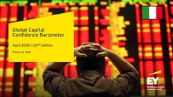 Global Capital Confidence Barometer - April 2020 | 22nd edition Focus on Italy - EY