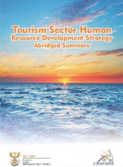 Tourism Sector Human Resource Development Strategy - Abridged Summary