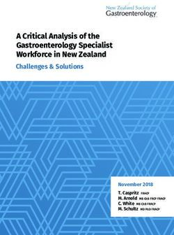 A Critical Analysis of the Gastroenterology Specialist Workforce in New Zealand - Challenges & Solutions