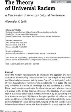The theory of universal racism - A New Version of American Cultural Dominance - Russia in Global Affairs