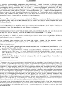 CLAIM FORM - Bahnmaier v Wichita State University