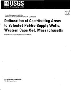 Delineation of Contributing Areas to Selected Public-Supply Wells, Western Cape Cod, Massachusetts