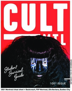 2021 Montreal cheat sheet + Backxwash, POP Montreal, Elle Barbara, Quebec City - FREE - Cult MTL