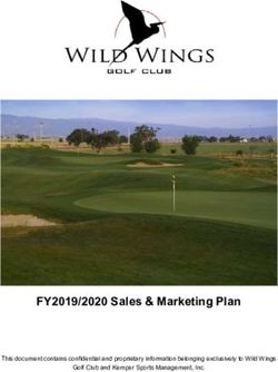 FY2019/2020 Sales & Marketing Plan - Yolo County