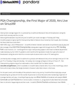 PGA Championship, the First Major of 2020, Airs Live on SiriusXM