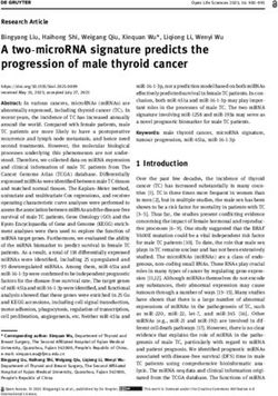 A two-microRNA signature predicts the progression of male thyroid cancer