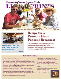 Recipe for a Prescott Lions Pancake Breakfast