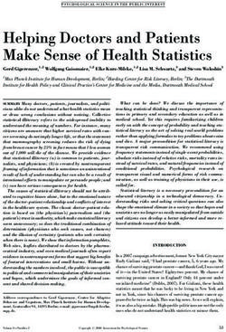 Helping Doctors and Patients Make Sense of Health Statistics