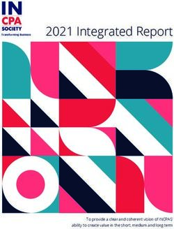 2021 Integrated Report - To provide a clear and coherent vision of INCPAS' ability to create value in the short, medium and long term