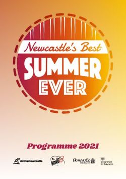 Programme 2021 - Food Newcastle