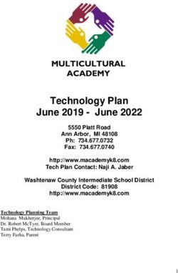 Technology Plan June 2019 - June 2022 - Multicultural Academy