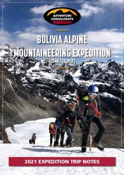BOLIVIA ALPINE MOUNTAINEERING EXPEDITION - 6,124M / 20,092FT - 2021 EXPEDITION TRIP NOTES