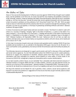 COVID-19 Vaccines: Resources for Church Leaders