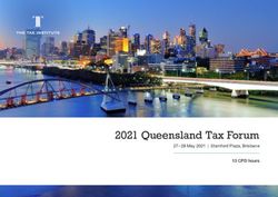 2021 Queensland Tax Forum - 27-28 May 2021 | Stamford Plaza, Brisbane 13 CPD hours - NET