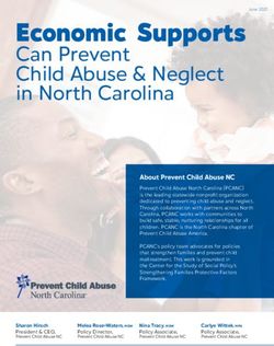Economic Supports Can Prevent Child Abuse & Neglect in North Carolina - Prevent Child Abuse NC