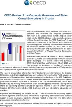 OECD Review of the Corporate Governance of State-Owned Enterprises in Croatia