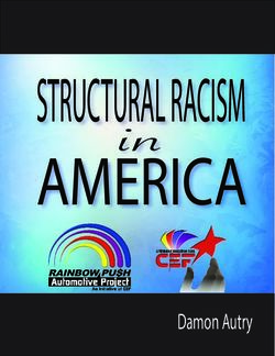 AMERICA STRUCTURAL RACISM - in - Rainbow PUSH Automotive ...