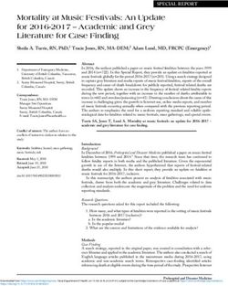Mortality at Music Festivals: An Update for 2016-2017 - Academic and Grey Literature for Case Finding - the fellowship