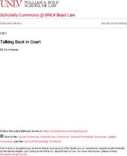 Scholarly Commons @ UNLV Boyd Law - Scholarly Commons @ UNLV Law