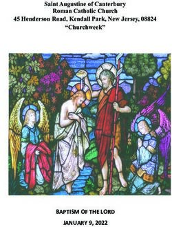 BAPTISM OF THE LORD JANUARY 9, 2022 - Saint Augustine of Canterbury Roman Catholic Church 45 Henderson Road, Kendall Park, New Jersey, 08824 ...