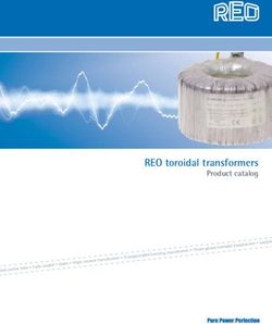 REO toroidal transformers - Product catalog