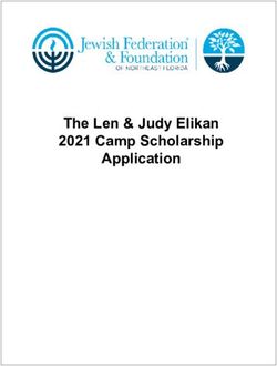 The Len & Judy Elikan 2021 Camp Scholarship Application
