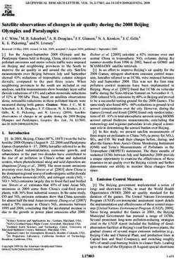 Satellite observations of changes in air quality during the 2008 Beijing Olympics and Paralympics