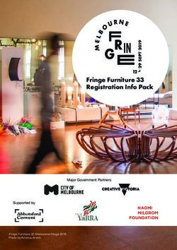 Fringe Furniture 33 Registration Info Pack - Major Government Partners - Melbourne Fringe