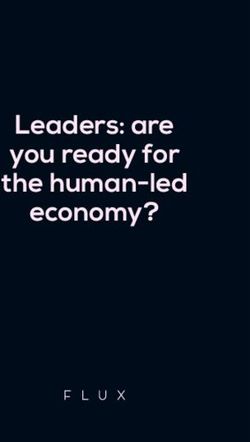 Leaders: are you ready for the human-led economy? - Flux