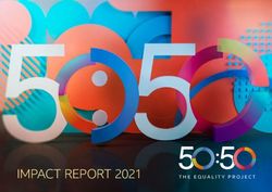 IMPACT REPORT 2021 THE EQUALITY PROJECT - BBC