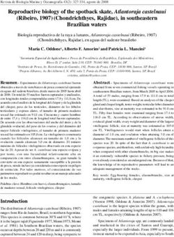 Reproductive biology of the spotback skate, Atlantoraja castelnaui (Ribeiro, 1907) (Chondrichthyes, Rajidae), in southeastern Brazilian waters