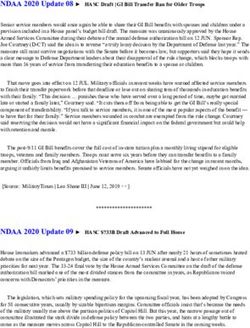 NDAA 2020 Update 08 HASC Draft | GI Bill Transfer Ban for Older Troops