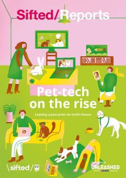Reports - Pet-tech on the rise Leaving a paw print on tech's future - Sifted