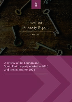 Property Report - A review of the London and South East property market in 2020 and predictions for 2021
