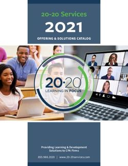 2021 OFFERING & SOLUTIONS CATALOG - Providing Learning & Development Solutions to CPA Firms - 20-20 Services