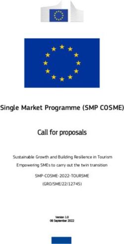 Single Market Programme (SMP COSME) - Call for proposals SMP-COSME-2022-TOURSME (GRO/SME/22/12745)