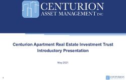 Centurion Apartment Real Estate Investment Trust Introductory Presentation - May 2021