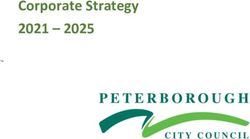 Corporate Strategy 2021 2025 - Peterborough City Council