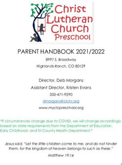 PARENT HANDBOOK 2021/2022 - Christ Lutheran Church ...