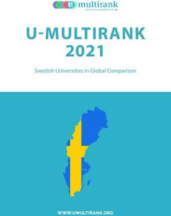 U-MULTIRANK 2021 Swedish Universities in Global Comparison - WWW.UMULTIRANK.ORG