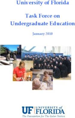 University of Florida Task Force on Undergraduate Education - January 2010