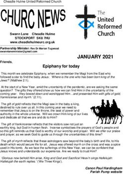 JANUARY 2021 - Cheadle Hulme United Reformed Church