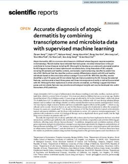 Accurate diagnosis of atopic dermatitis by combining transcriptome and microbiota data with supervised machine learning - Nature