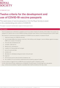 Twelve criteria for the development and use of COVID-19 vaccine passports